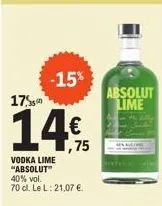 vodka absolut