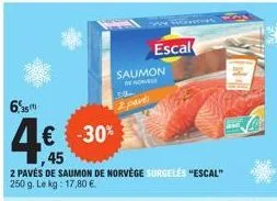 saumon escal