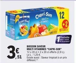 vitamines capri sun