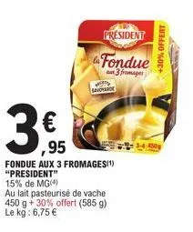 fondue président