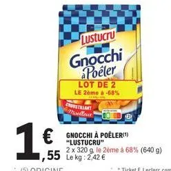 gnocchi lustucru