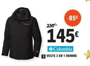 -85€  230¹  145€  Columbia  3 VESTE 3 EN 1 HOMME 