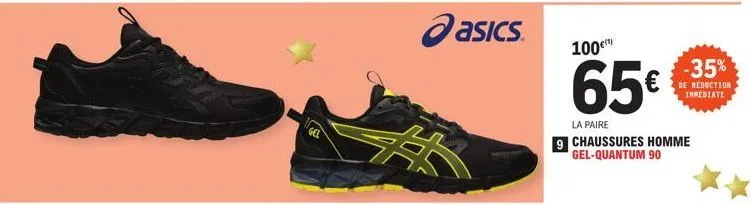 chaussures homme asics