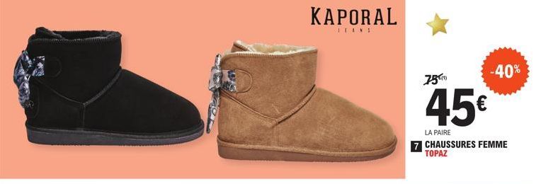 chaussures femme kaporal