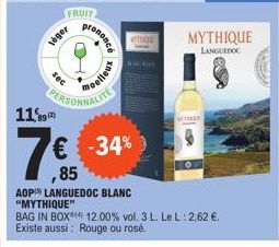 blanc Mythique Languedoc