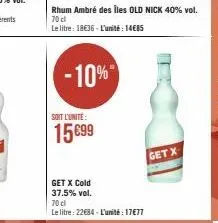 rhum ambré old nick