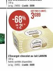 chocolat au lait lanvin