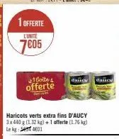 haricots verts d'aucy