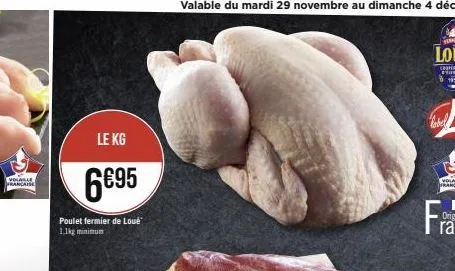 poulet fermier loué