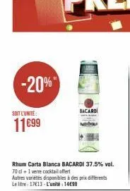 promos bacardi