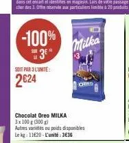 chocolat milka