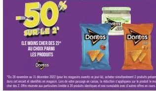 promos doritos