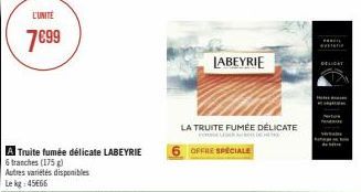 truite fumée Labeyrie