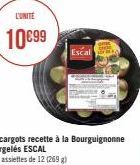 L'UNITÉ  10€99  Escal 