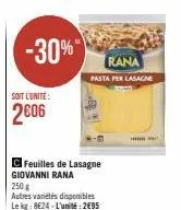 lasagne rana