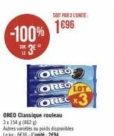 rouleau oreo