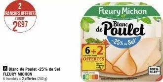 blanc de poulet fleury michon