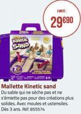 Kinetic SAND  LUNTE:  29€90 