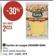 lasagne Rana