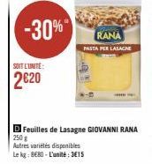 lasagne Rana