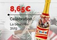 8,65€  Célébration  La bouteille  312g  icலவ 