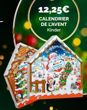 calendrier de l'Avent Kinder