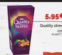 Quality Street  5,95€  Quality street  256g  22,45€/kg 