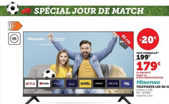 téléviseur LED Hisense