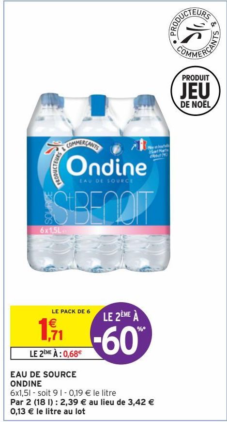 EAU DE SOURCE ONDINE