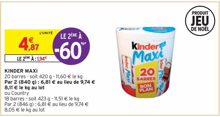 KINDER MAXI