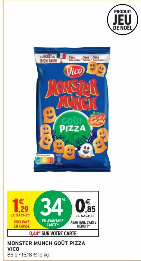 MONSTER MUNCH GOÛT PIZZA VICO