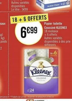 papier toilette kleenex