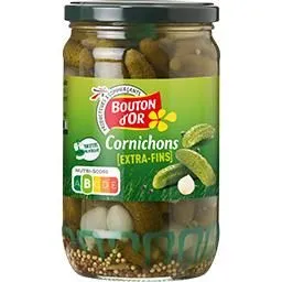 cornichons extra-fins bouton d'or