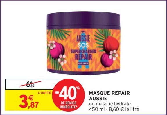 MASQUE REPAIR AUSSIE