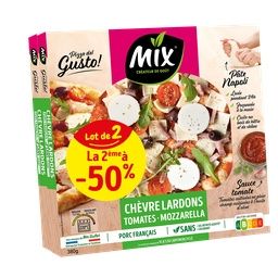 PIZZA DEL GUSTO CHÈVRE LARDONS MIX