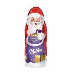 père noël chocolat au lait milka