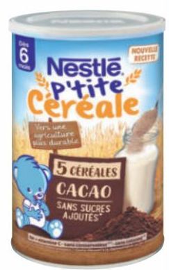 P'TITE CÉRÉALE CACAO NESTLE