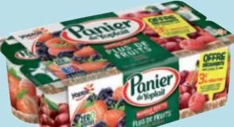 yaourt panier aux fruits rouges yoplait