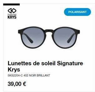 lunettes de soleil Signature