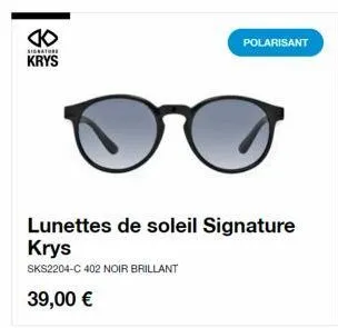 lunettes de soleil signature