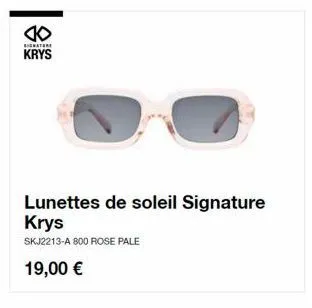 lunettes de soleil signature