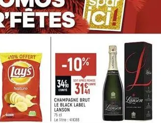 champagne brut lay's