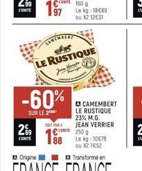 camembert Le rustique