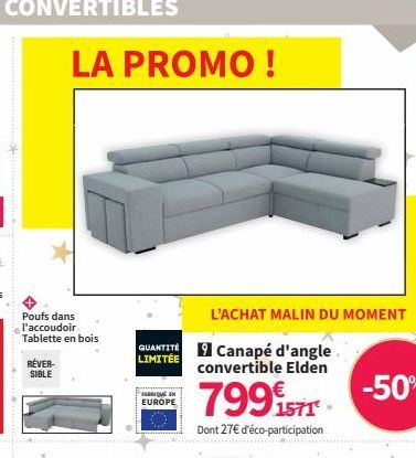 canapé Promo