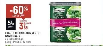 haricots verts cassegrain