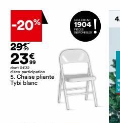 chaise pliante 