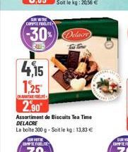 assortiment de biscuits Delacre