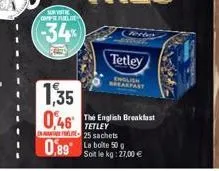 thé tetley