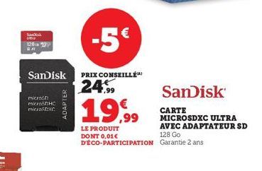 adaptateur SanDisk