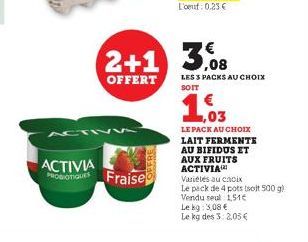 promos Activia